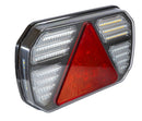 Fanale posteriore LED 12-24V Ama, lato sinistro, 245x40x151 mm
