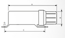 Portadocumenti tubolare Tu-Box Mini lunghezza 320mm