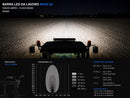 Faro da lavoro 18 LED Epistar 54W a lungo raggio IP67