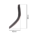 Coltello per trincia a Y altezza 80mm larghezza 45mm confezione da 5 pezzi