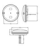 Fanale freccia a LED 95 mm