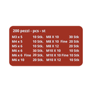 Assortimento grani da 200 pezzi