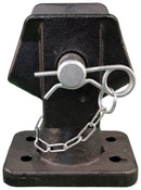 Gancio omologato perno 31mm interasse 120x55mm