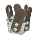 Testina per decespugliatore tipo zappetta con 6 lame in acciaio