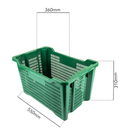 Cassetta agricola aperta impilabile 40L