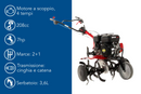 Motozappa Ama MTZ80 da 208cc 7hp