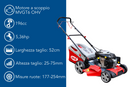 Rasaerba a trazione Ama NRT52X da 196cc funzioni 4in1
