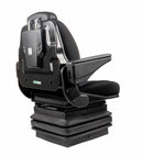 Sedile Activo Standard in tessuto nero con molleggio meccanico e braccioli