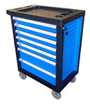 Carrello porta attrezzi professionale da officina Ama 7 cassetti 253 attrezzi assortiti