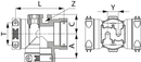 RACCORDO T T7F-T7F-T7F