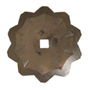 Coltello dentato Ø 95 foro quadrato 11x11mm per trincia confezione da 2 pezzi