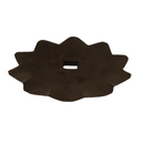 Coltello dentato Ø 95 foro quadrato 11x11mm per trincia confezione da 2 pezzi