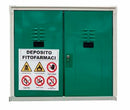Armadio per fitosanitari a 2 ante 80x40x100cm
