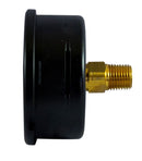 MANOMETRO ISOMETRICO IN ABS Ø 63MM, SCALA 0/25 BAR, ATTACCO POSTERIORE R 1/4"