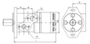 MOTORE ORBITALE DANFOSS XLH 50