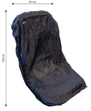 Coprisedile 63x100 nero