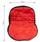 Coprisedile 49x73 rosso