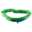 FASCIA AD ANELLO VERDE CIRC.=3MT W=2 TON