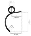 Molla sinistra per coltivatore 25x25mm