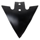 Vomere per molla quadra 215x230mm con spessore 6mm confezione da 2 pezzi