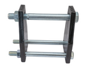 Staffa bilama completa per molla chisel 55x25,telaio 100x100