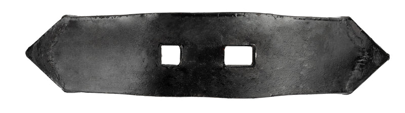 Vomere reversibile per vibrocoltivatore lungo 275mm 2 fori svasati Ø 12,5mm