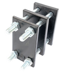 Staffa completa per molla 30x30 trave 80x80