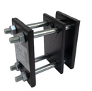 Staffa completa per molla 25x25,trave 80x80