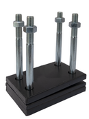 Staffa completa per molla 25x25,trave 80x80