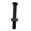 Bullone testa ovale M10x70 con dado confezione da 25 pezzi