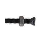 Bullone testa ovale M10x55 con dado confezione da 25 pezzi