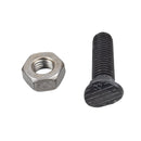 Bullone testa ovale M10x38 con dado confezione da 50 pezzi