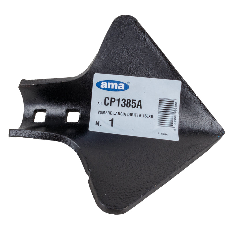 Vomere a lancia diritta 2 fori 150x6 adattabile a Siderman