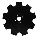 Disco frangizolle a base piana con ø 460mm spessore 5mm e foro centrale di 61mm