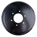 Disco piano liscio per frangizolle Ø 400mm spessore di 6mm con fori cilindrici
