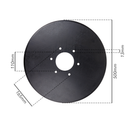 Disco piano liscio Ø 500mm sp.6mm con fori cilindrici
