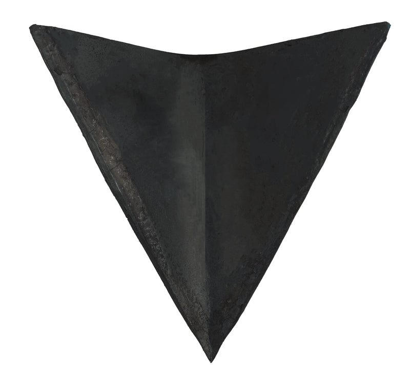 Vomerina a saldare larghezza 240mm lato obliquo 285mm