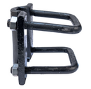 Staffa fissaggio molla quadra 25x25