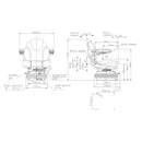 Sedile serie Activo S55 per trattore