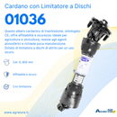 Cardano con limitatore a dischi 6x800