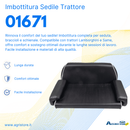 Imbottitura per sedili adattabile a trattori Lamborghini C553 e C653