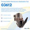 Pompa nafta a membrana adattabile Fiat 4757884