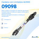Cardano con limitatore a nottolini 4x1000