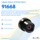 Ugello Albuz ATR 80 nero confezione da 3 pezzi