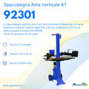 Spaccalegna Ama verticale 6T Toro