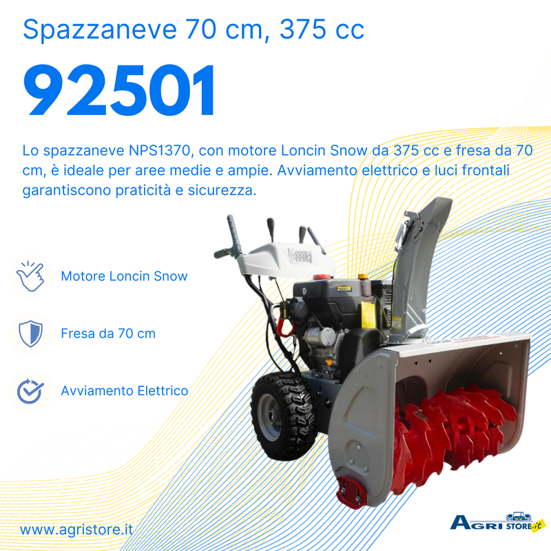 Spazzaneve NPS 1370 375 cc 70 cm