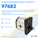 Pompa ad ingranaggi gruppo 3 30,20 CC dx