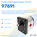 Pompa ad ingranaggi gruppo 3 53,00 CC sx