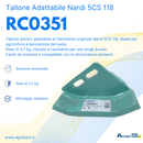 Tallone adattabile Nardi 5CS 118 sx