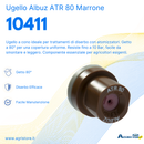 Ugello Albuz ATR 80 marrone confezione da 3 pezzi